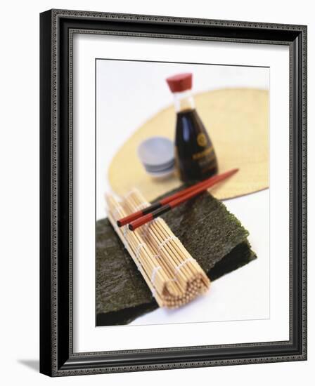 Utensils for Preparing Sushi-Peter Medilek-Framed Photographic Print