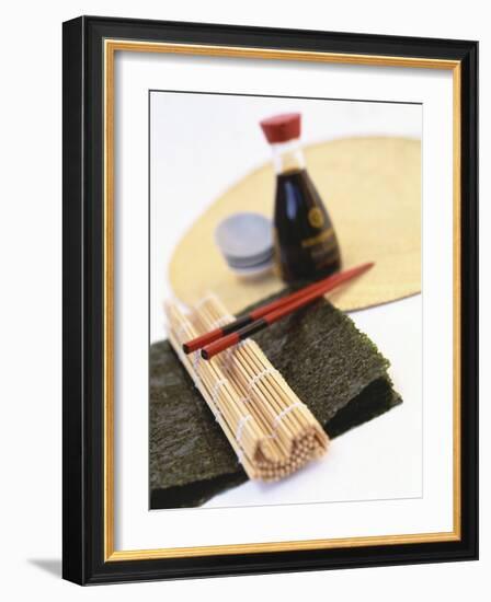 Utensils for Preparing Sushi-Peter Medilek-Framed Photographic Print