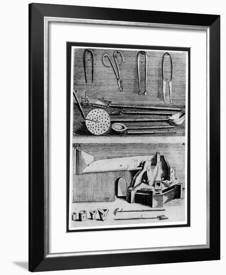 Utensils of a Glass Blower-null-Framed Giclee Print