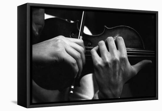 Uto Ughi Playing-Mario de Biasi-Framed Premier Image Canvas