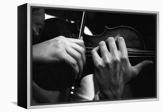 Uto Ughi Playing-Mario de Biasi-Framed Premier Image Canvas