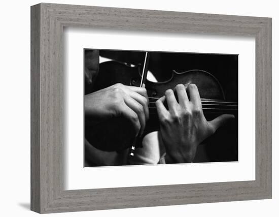 Uto Ughi Playing-Mario de Biasi-Framed Photographic Print