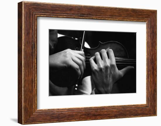 Uto Ughi Playing-Mario de Biasi-Framed Photographic Print