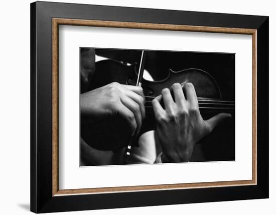 Uto Ughi Playing-Mario de Biasi-Framed Photographic Print