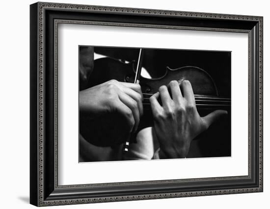 Uto Ughi Playing-Mario de Biasi-Framed Photographic Print