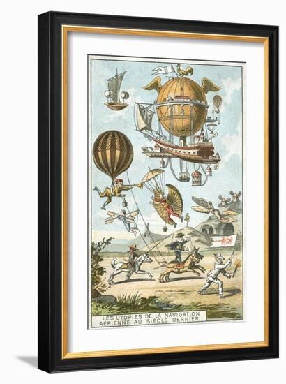 Utopias of Aerial Navigation in the Last Century-null-Framed Giclee Print