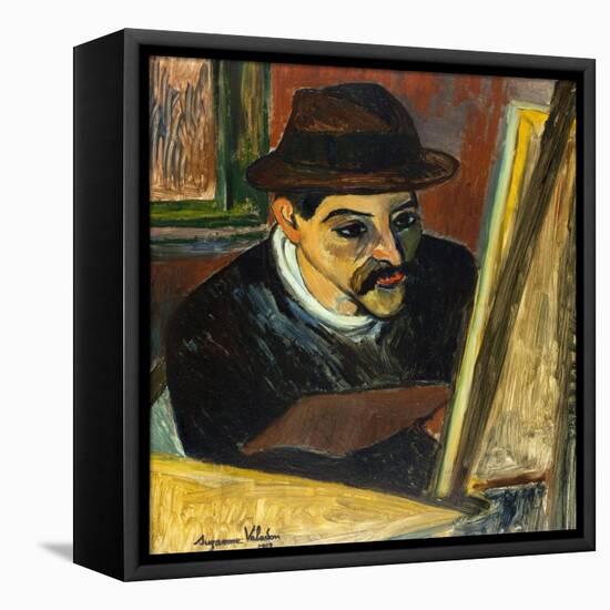 Utrillo devant son chevalet-Suzanne Valadon-Framed Premier Image Canvas