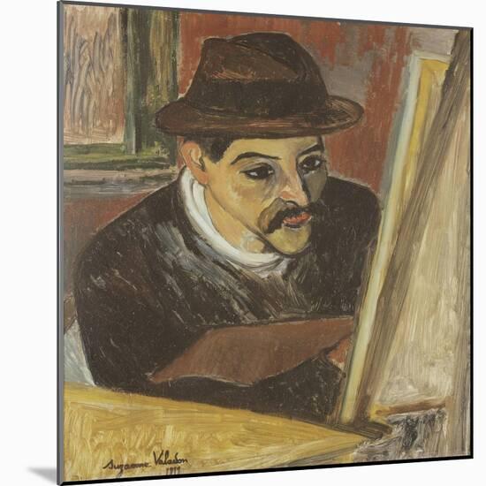 Utrillo devant son chevalet-Suzanne Valadon-Mounted Giclee Print