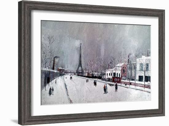 Utrillo: Eiffel Tower-Maurice Utrillo-Framed Giclee Print