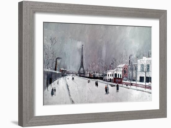 Utrillo: Eiffel Tower-Maurice Utrillo-Framed Giclee Print