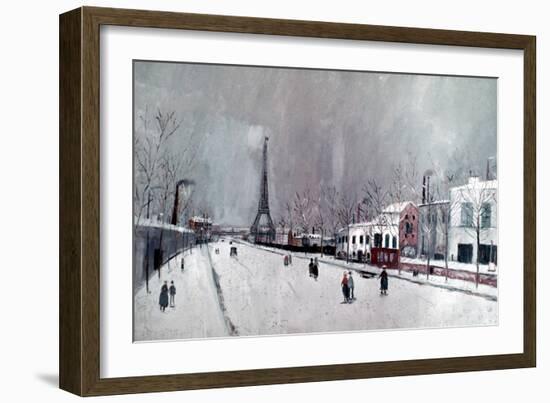 Utrillo: Eiffel Tower-Maurice Utrillo-Framed Giclee Print