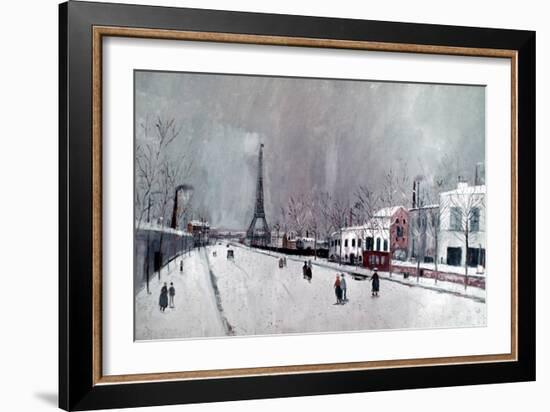 Utrillo: Eiffel Tower-Maurice Utrillo-Framed Giclee Print