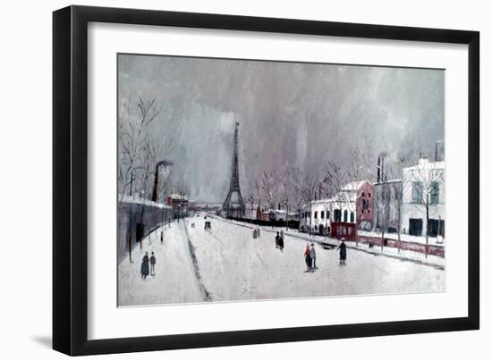 Utrillo: Eiffel Tower-Maurice Utrillo-Framed Giclee Print