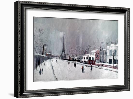 Utrillo: Eiffel Tower-Maurice Utrillo-Framed Giclee Print