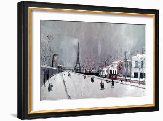 Utrillo: Eiffel Tower-Maurice Utrillo-Framed Giclee Print