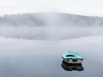 Rowboat on a Smooth, Misty Lake-Utterström Photography-Photographic Print