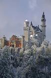 Germany, Bavaria, Neuschwanstein Castle in Winter, Morning Fog, Schwangau Near FŸssen-Uwe Steffens-Photographic Print