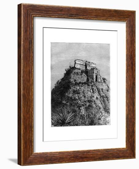 Uxmal, Pre-Columbian Ruined City of the Mayan Civilization, Yucatán, Mexico, 19th Cen-T Taylor-Framed Giclee Print