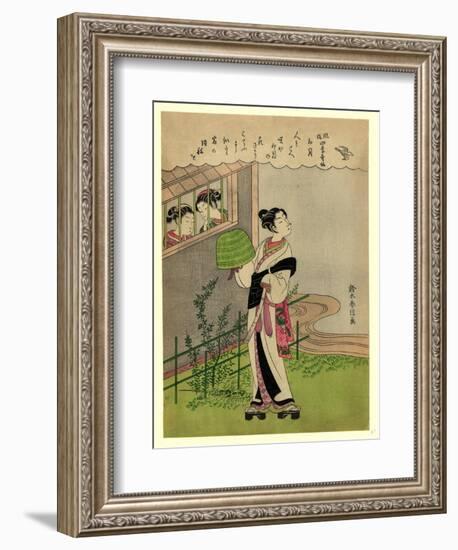 Uzuki-Suzuki Harunobu-Framed Giclee Print