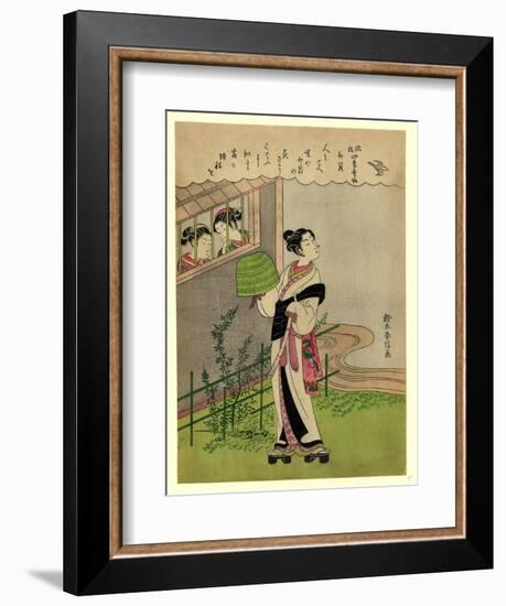 Uzuki-Suzuki Harunobu-Framed Giclee Print