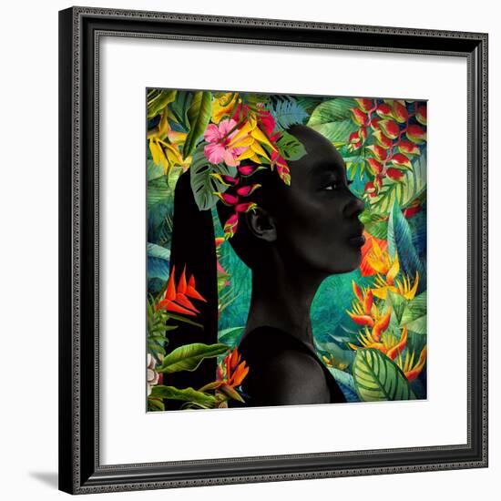 Uzuri - Portrait-Mark Chandon-Framed Giclee Print