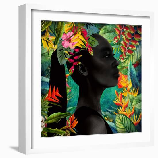 Uzuri - Portrait-Mark Chandon-Framed Giclee Print