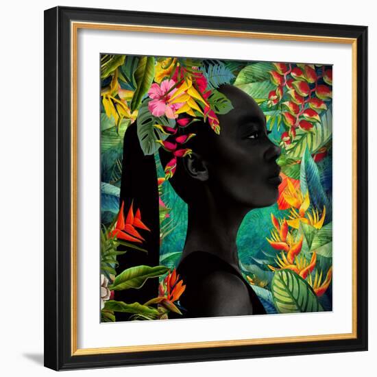 Uzuri - Portrait-Mark Chandon-Framed Giclee Print