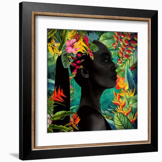 Uzuri - Portrait-Mark Chandon-Framed Giclee Print