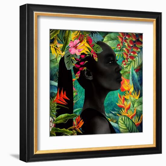 Uzuri - Portrait-Mark Chandon-Framed Giclee Print