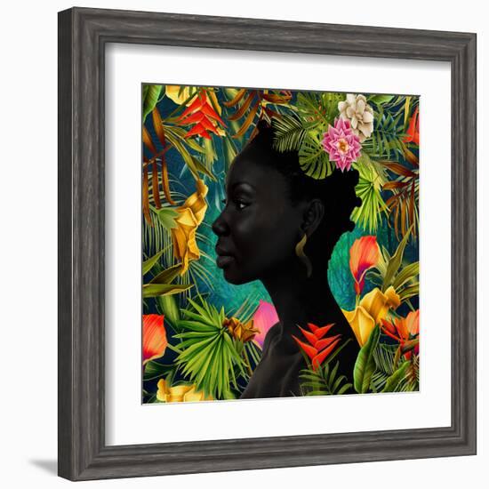 Uzuri - Profile-Mark Chandon-Framed Giclee Print