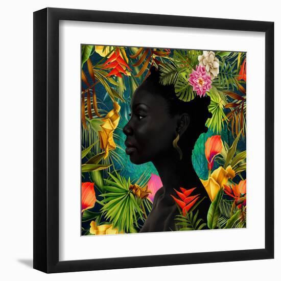 Uzuri - Profile-Mark Chandon-Framed Giclee Print