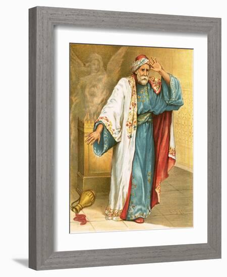 Uzziah Smitten with Leprosy-English-Framed Giclee Print