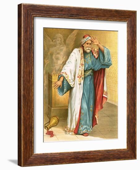 Uzziah Smitten with Leprosy-English-Framed Giclee Print