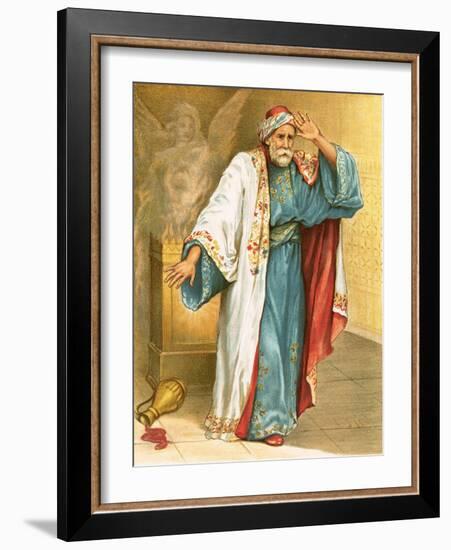 Uzziah Smitten with Leprosy-English-Framed Giclee Print