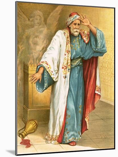 Uzziah Smitten with Leprosy-English-Mounted Giclee Print