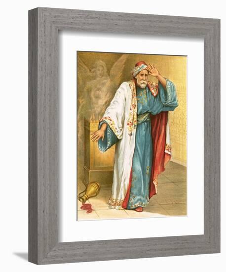 Uzziah Smitten with Leprosy-English-Framed Giclee Print