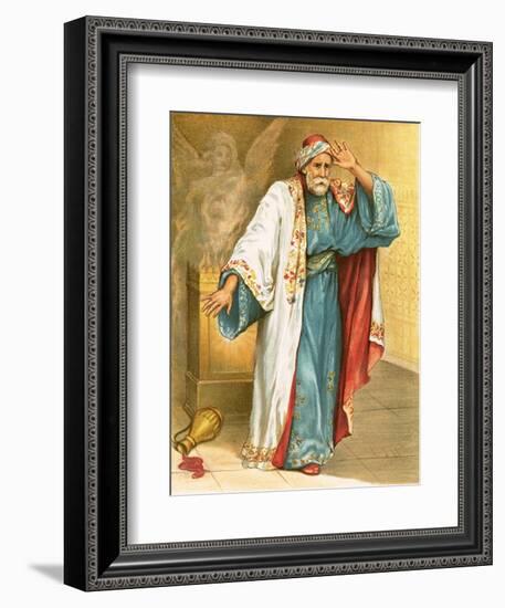 Uzziah Smitten with Leprosy-English-Framed Giclee Print