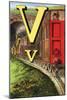 V For the Van That Follows the Train-Edmund Evans-Mounted Art Print