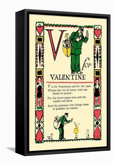 V for Valentine-Tony Sarge-Framed Stretched Canvas