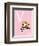 V is for Violin (pink)-Theodor (Dr. Seuss) Geisel-Framed Art Print