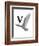 V is for Vulture-Stacy Hsu-Framed Art Print