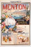 Poster Advertising Menton as a Winter Resort-V. Nozeran-Framed Giclee Print