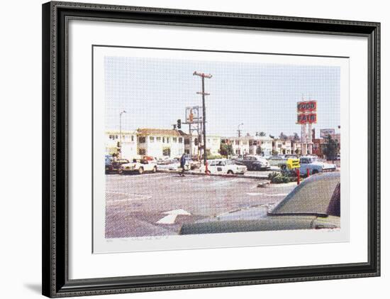 V - Parking Lot from One Culture Under God-Larry Stark-Framed Serigraph