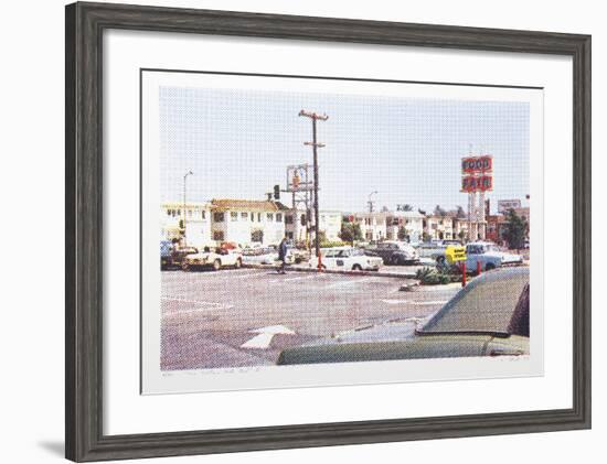 V - Parking Lot from One Culture Under God-Larry Stark-Framed Serigraph