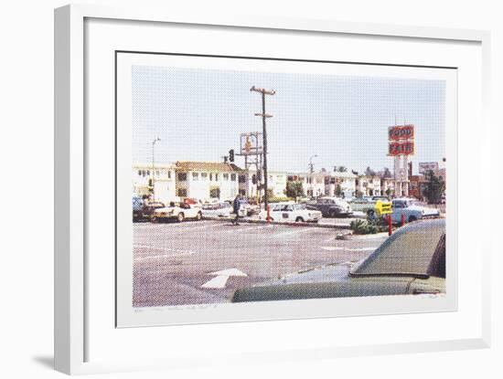 V - Parking Lot from One Culture Under God-Larry Stark-Framed Serigraph