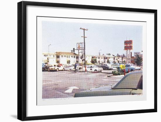 V - Parking Lot from One Culture Under God-Larry Stark-Framed Serigraph