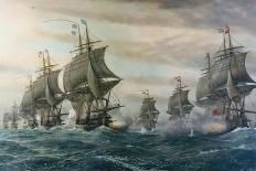 Battle of Virginia Capes-V. Zveg-Premium Giclee Print