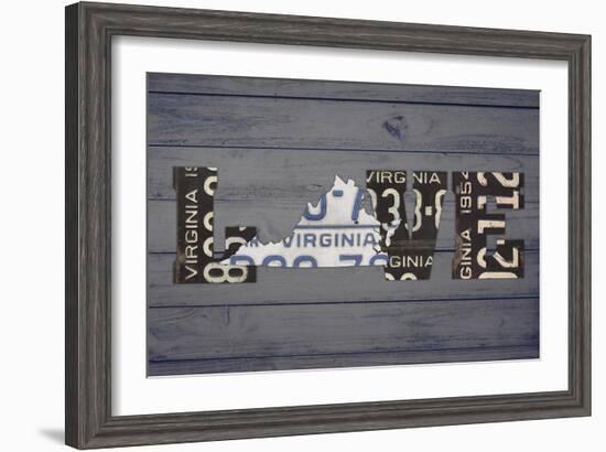 VA State Love-Design Turnpike-Framed Giclee Print