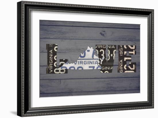 VA State Love-Design Turnpike-Framed Giclee Print