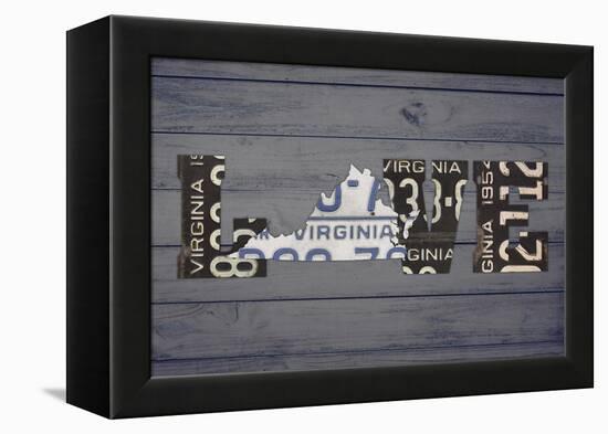 VA State Love-Design Turnpike-Framed Premier Image Canvas